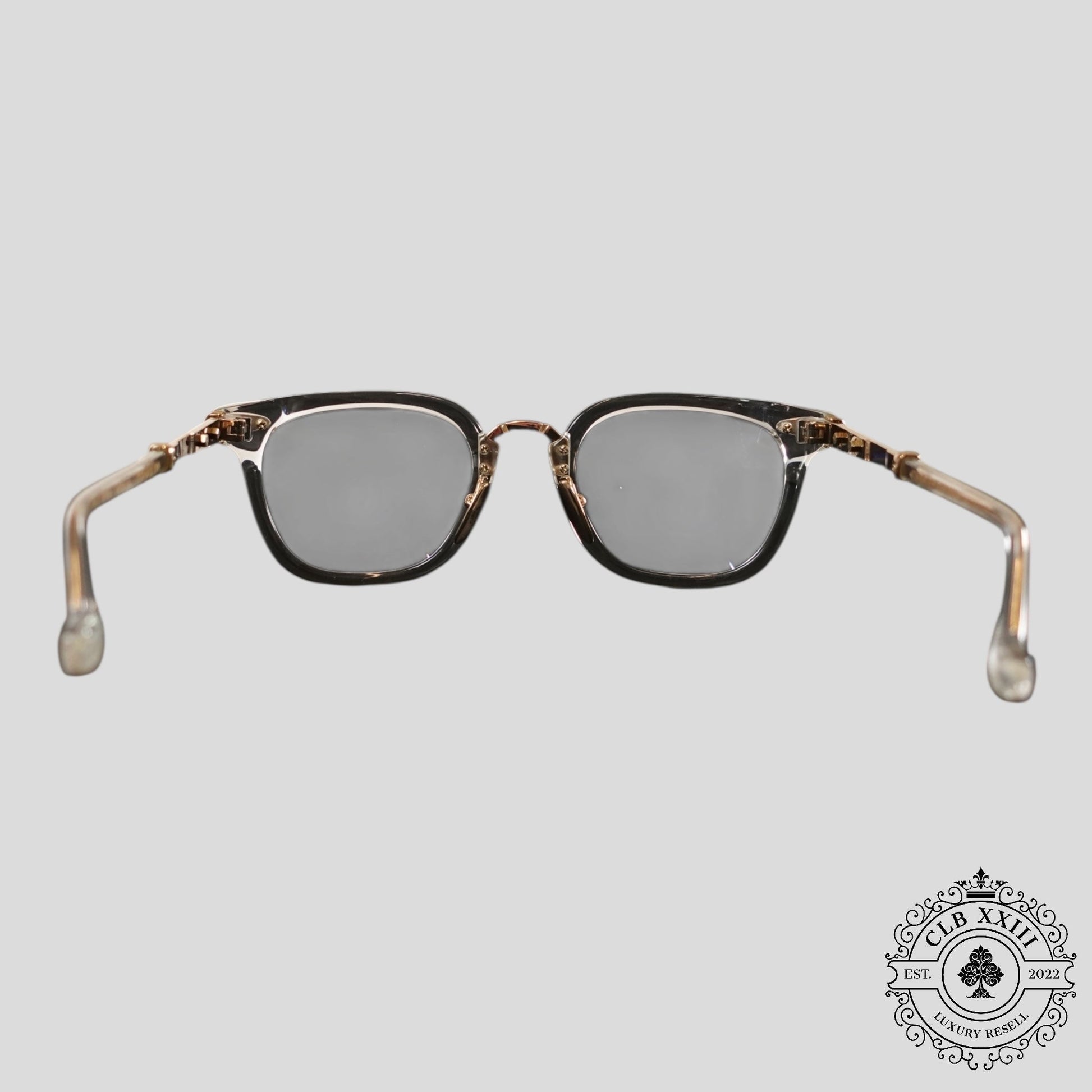 Chrome Hearts Tittansluvr Glasses in Clear/Gold - Lucid Soles
