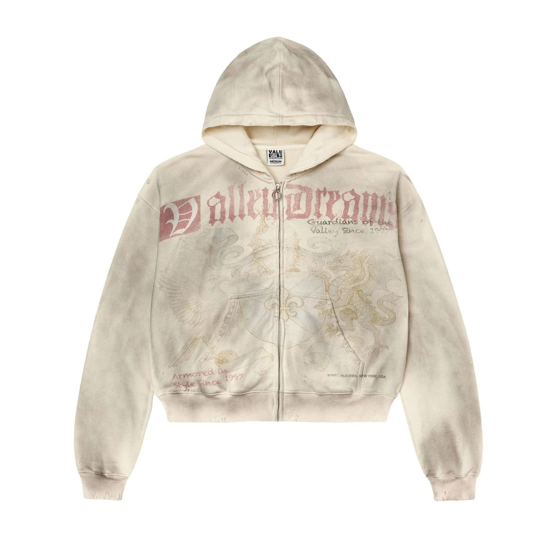 Vale Forever GUARDIAN ZIP UP HOODIE - Lucid Soles