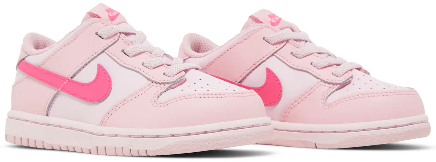 NIKE DUNK LOW "TRIPLE PINK" (TODDLER)