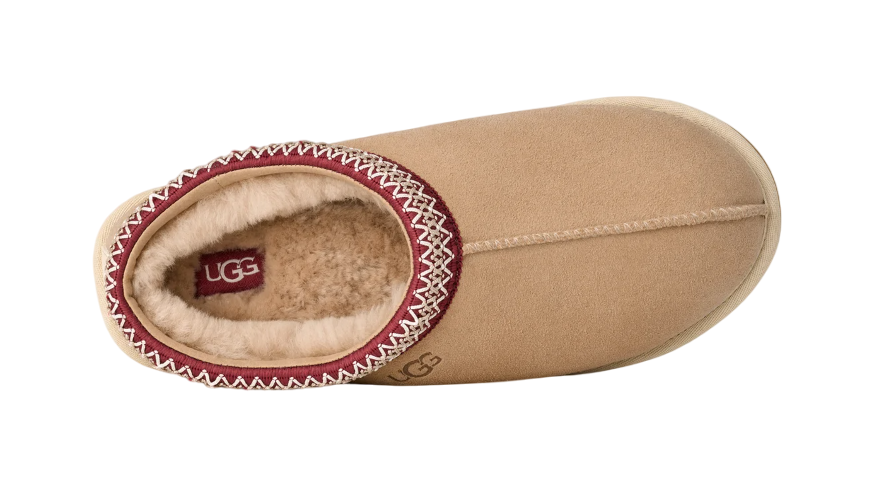 UGG TASMAN II SLIPPER "DRIFTWOOD BIKING RED"