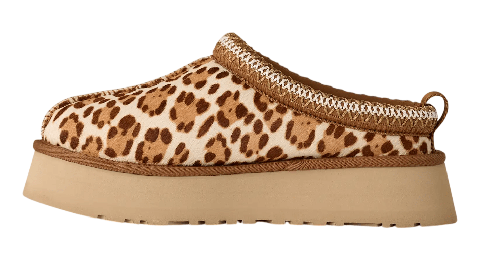 UGG TAZZ PLAINS SLIPPERS "CHESTNUT FELICITY LEOPARD JASMINE" (WOMEN) - Lucid Soles