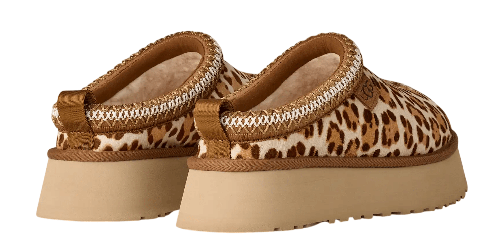 UGG TAZZ PLAINS SLIPPERS "CHESTNUT FELICITY LEOPARD JASMINE" (WOMEN) - Lucid Soles