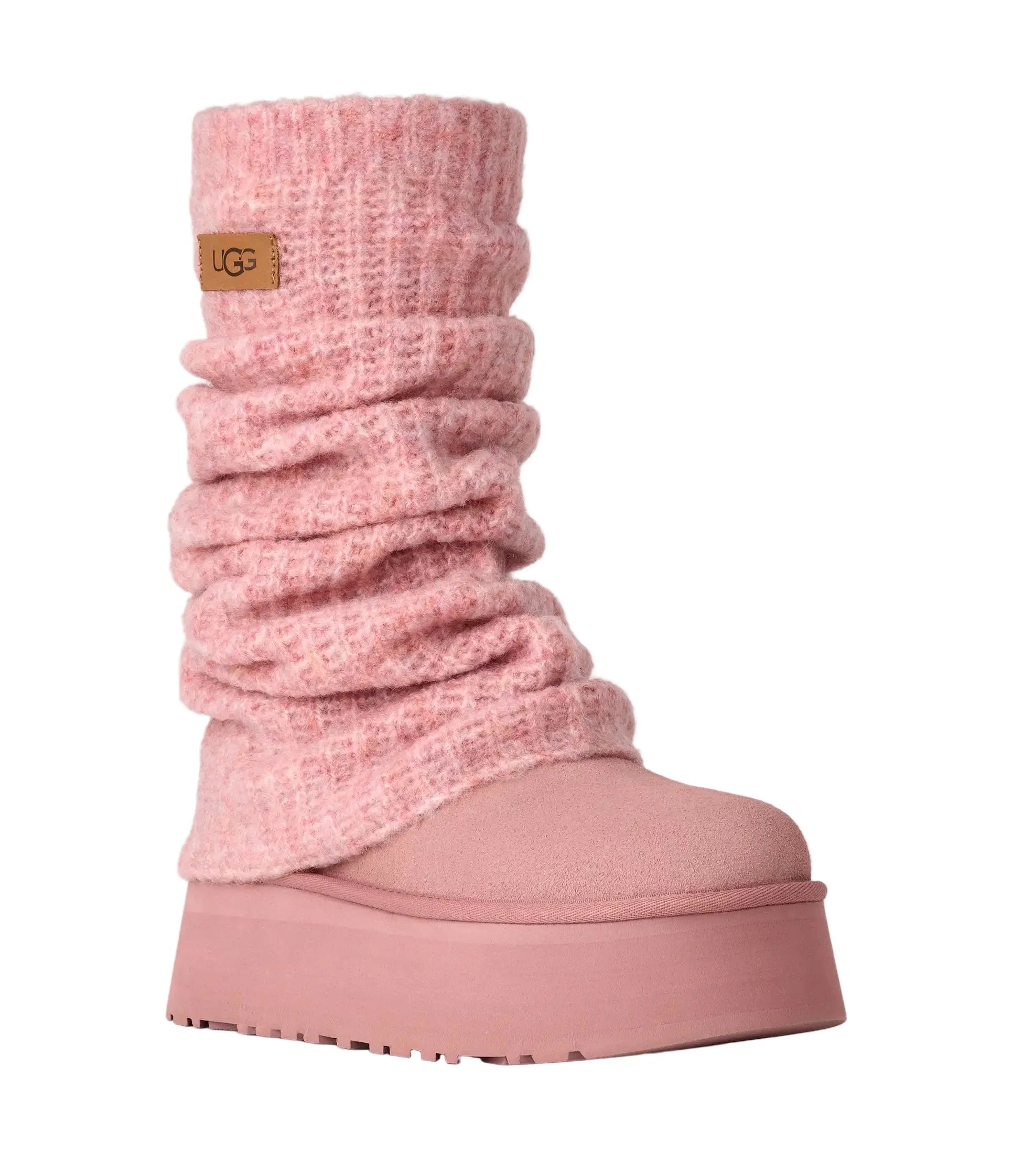 UGG Classic Mini Dipper Legwarmer Boot Pink Dawn (Women's) - Lucid Soles