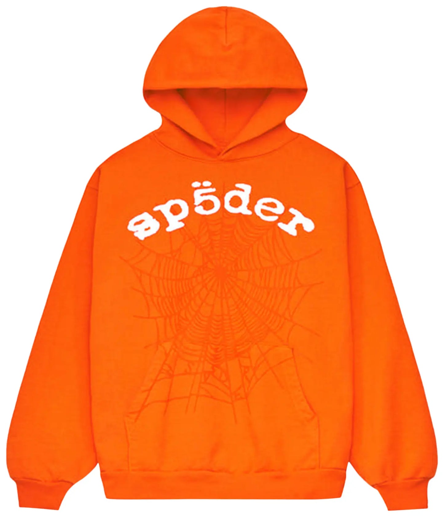 Sp5der Legacy Web Hoodie (Orange)