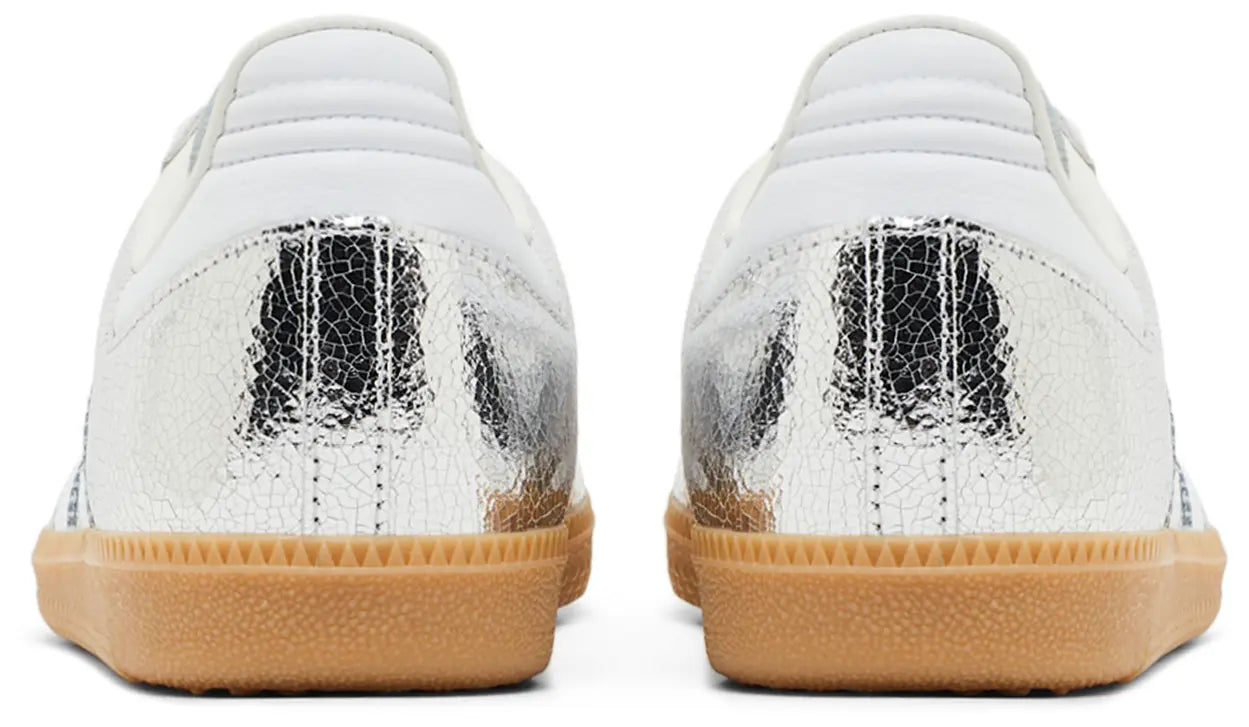 Adidas Samba OG (Silver Metallic Cracked Leather)