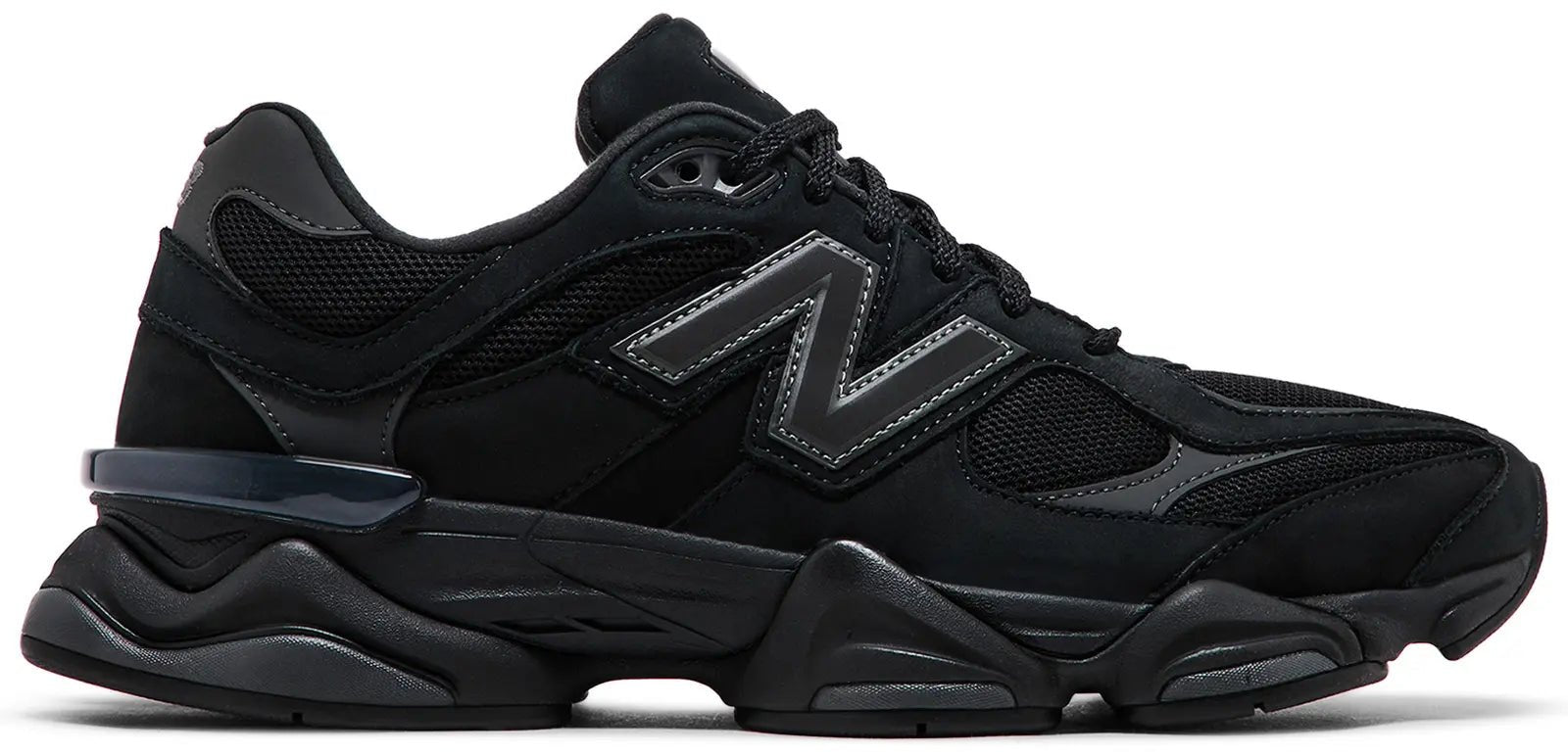 New Balance 9060 Black Cement - Lucid Soles