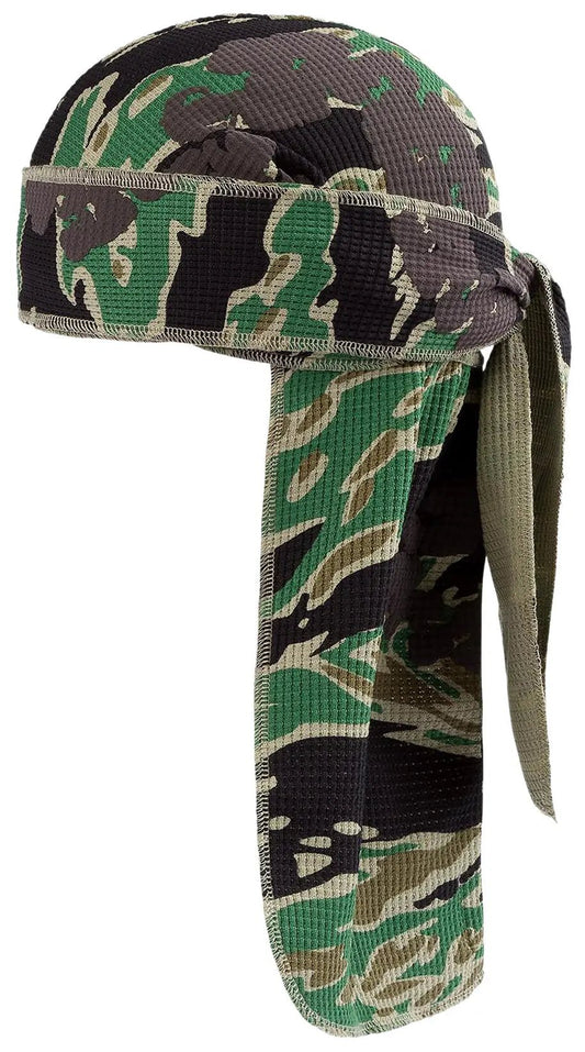 Denim Tears Green Tiger Camo Cotton Wreath Durag - Lucid Soles