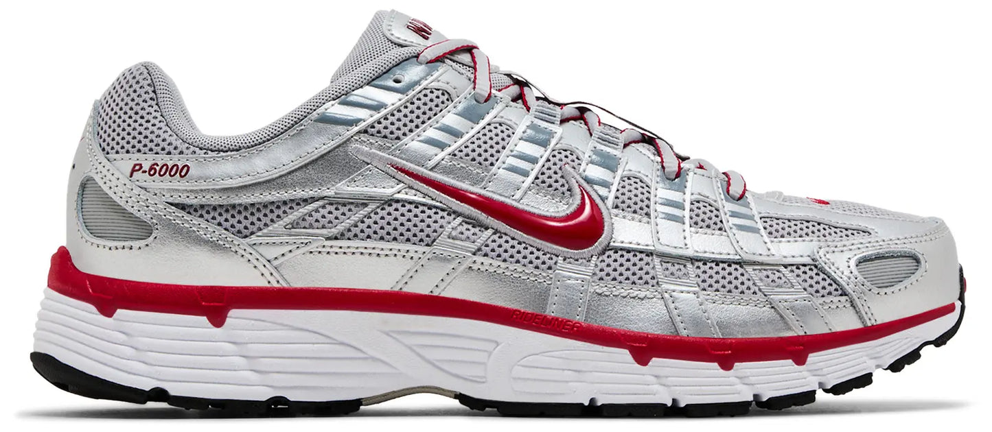 Nike P-6000 (Metallic Silver Gym Red)
