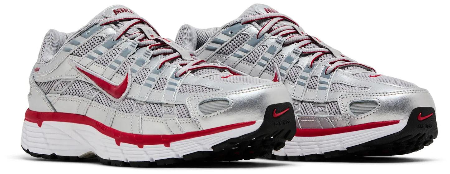 Nike P-6000 (Metallic Silver Gym Red)