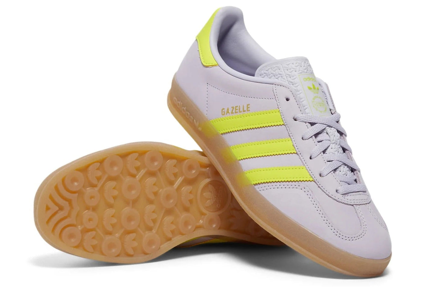 Adidas Gazelle Indoor (Silver Dawn Solar Yellow)
