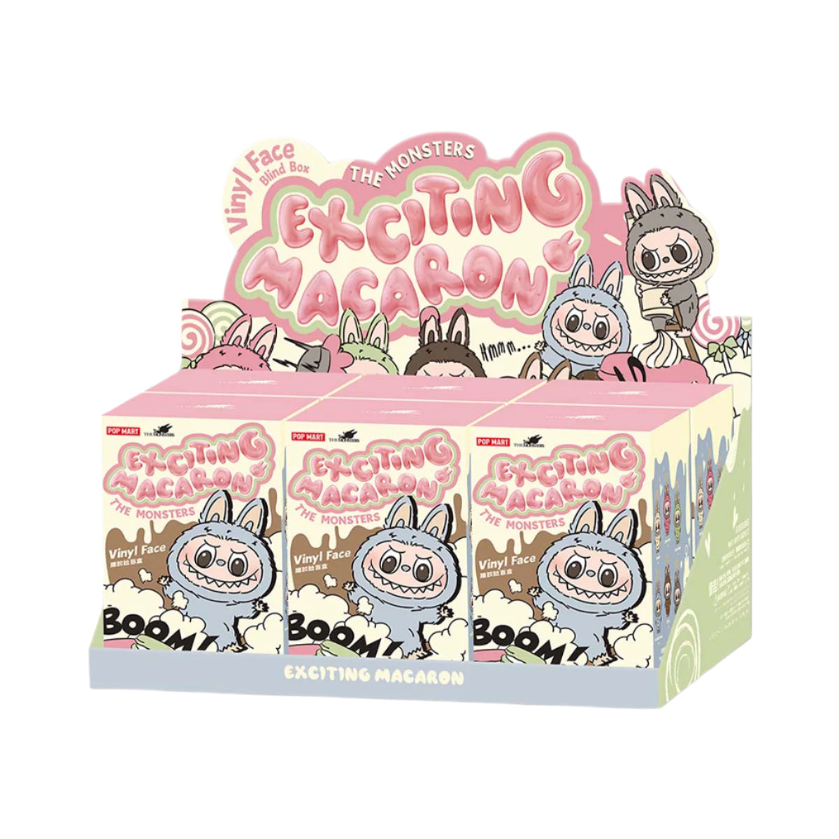 Labubu The Monsters Exciting Macaron Plush Single Blind Box