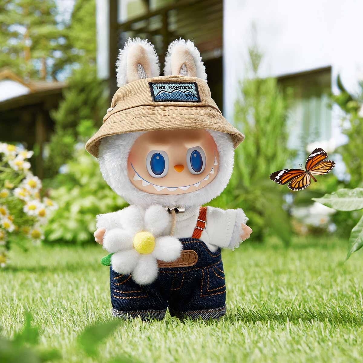 Labubu The Monsters Fall in Wild Plush Pendant