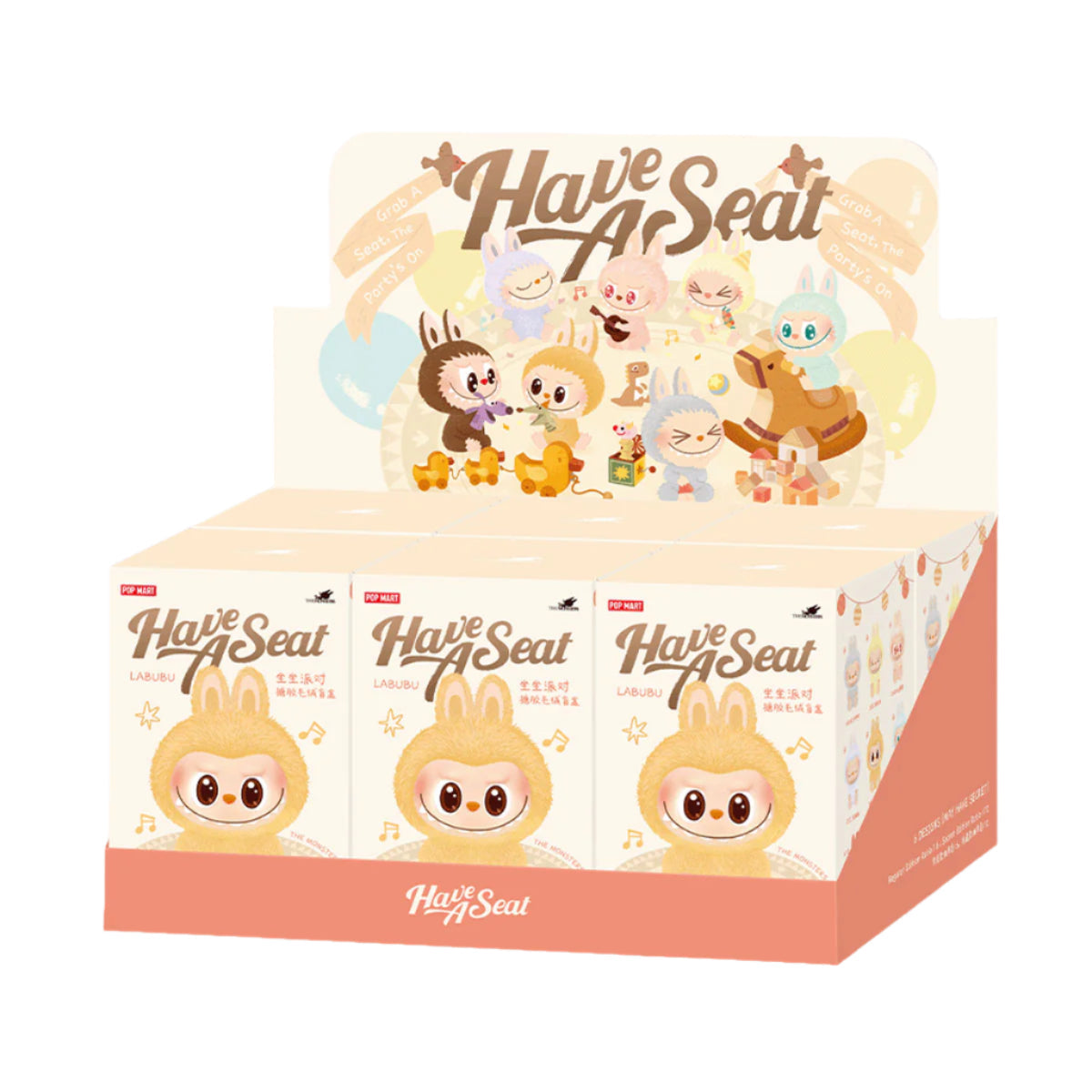Labubu The Monsters Have a Seat Plush Blind Box