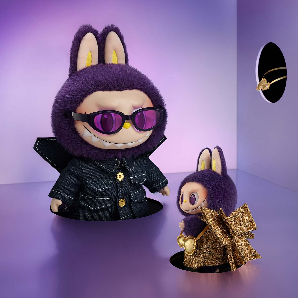 Labubu x Pronounce Wings of Fortune Plush Hanging Card