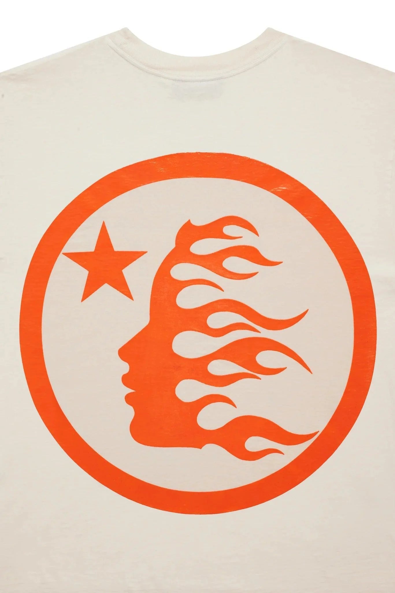 Hellstar Studios Classic Gel T-Shirt Beige & Orange - Lucid Soles