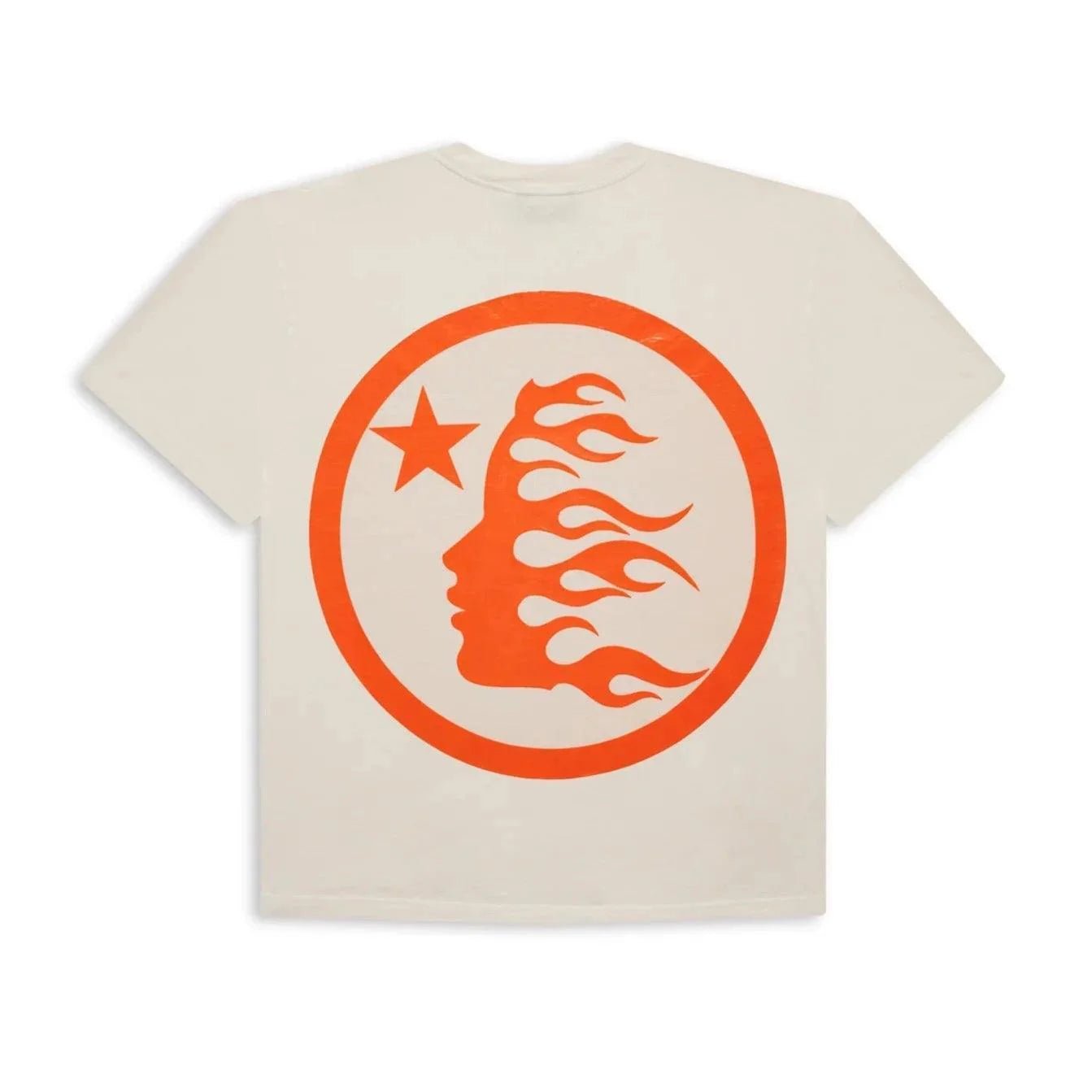 Hellstar Studios Classic Gel T-Shirt Beige & Orange - Lucid Soles