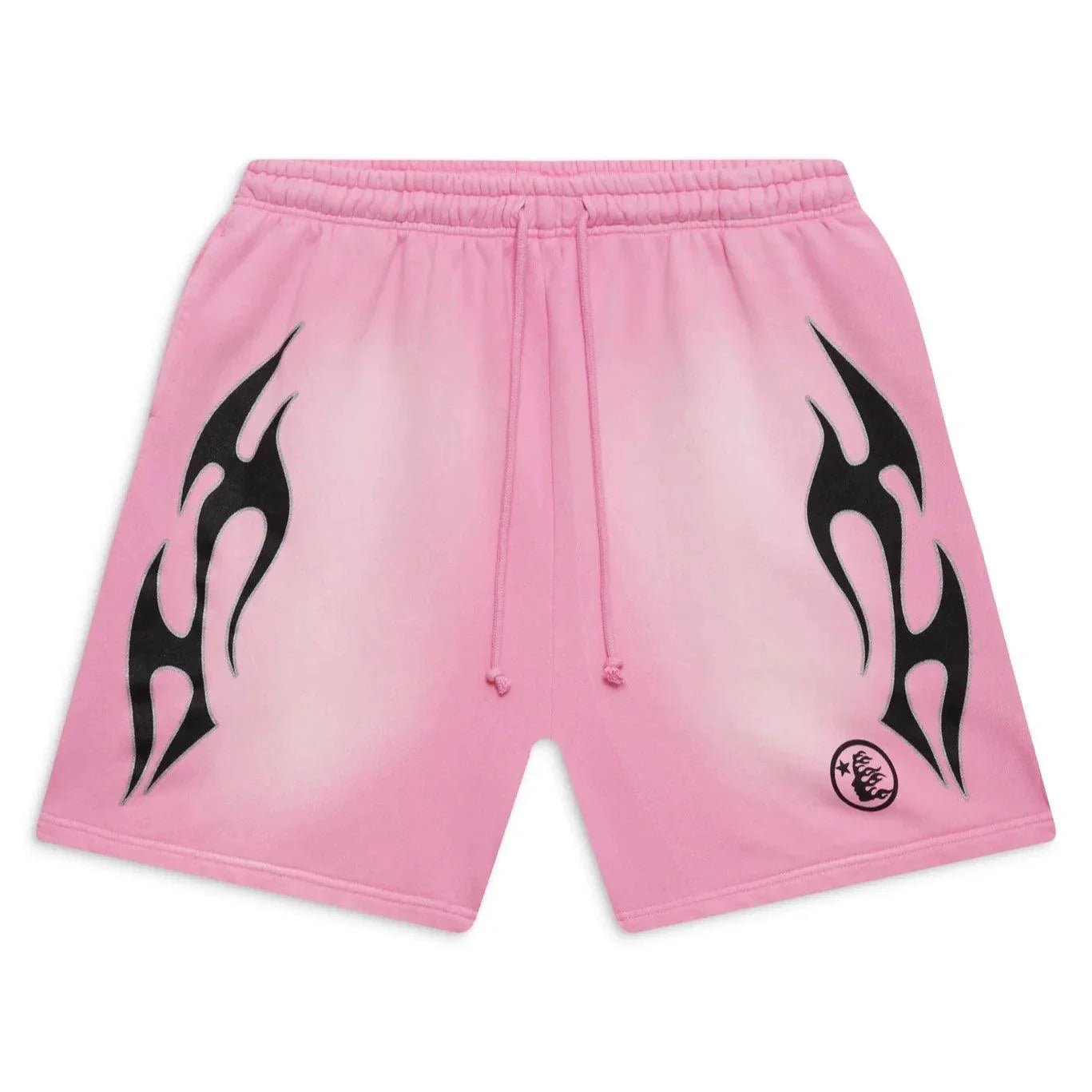 Hellstar Sports Flame Shorts Pink (Valentine's Day) - Lucid Soles