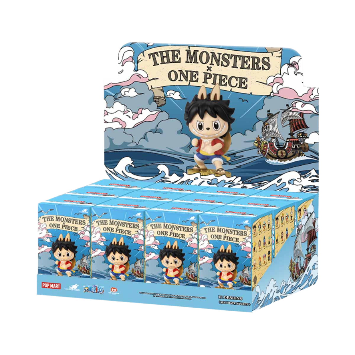 Pop Mart Labubu The Monsters x One Piece Series (Single Blind Box)