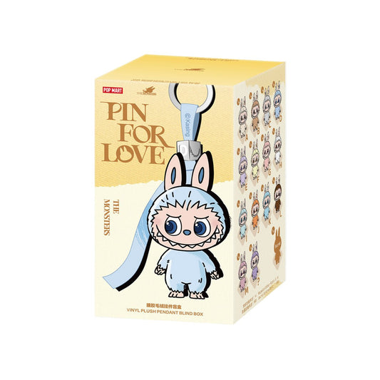 Pop Mart Labubu The Monsters Pin for Love Series Vinyl Plush Pendant (A - M) Single Blind Box - Lucid Soles