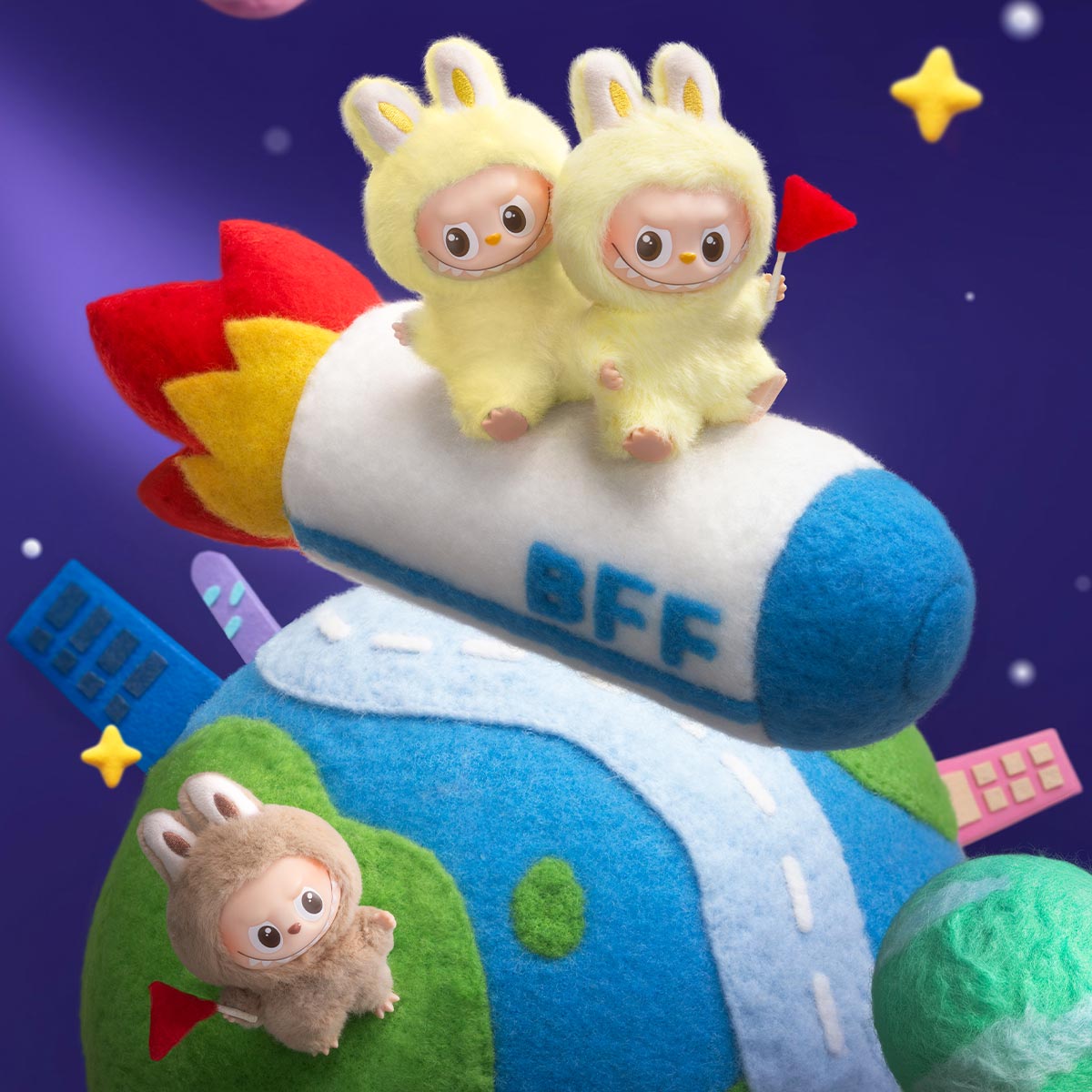 Pop Mart Labubu The Monsters Pin for Love Series Vinyl Plush Pendant (N - Z) Single Blind Box - Lucid Soles