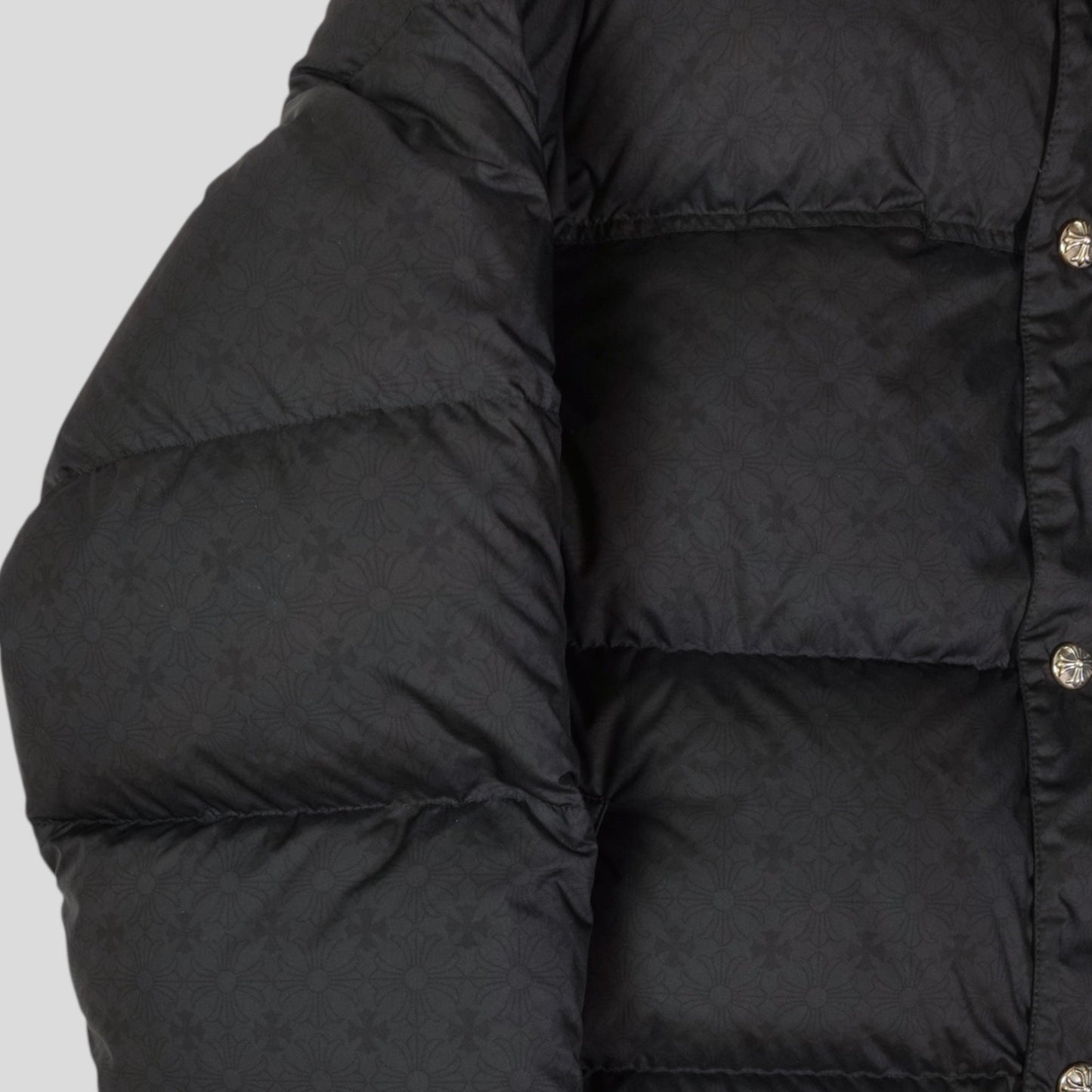 CHROME HEARTS PLUS PATTERN PUFFER (BLACK) - Lucid Soles