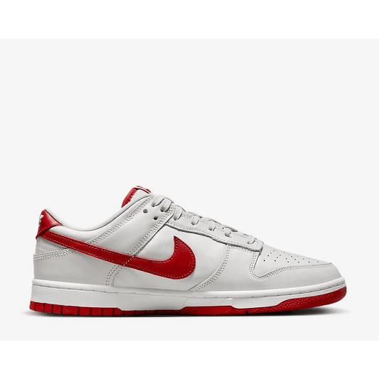 Nike Dunk Low Vast Grey Varsity Red - Lucid Soles