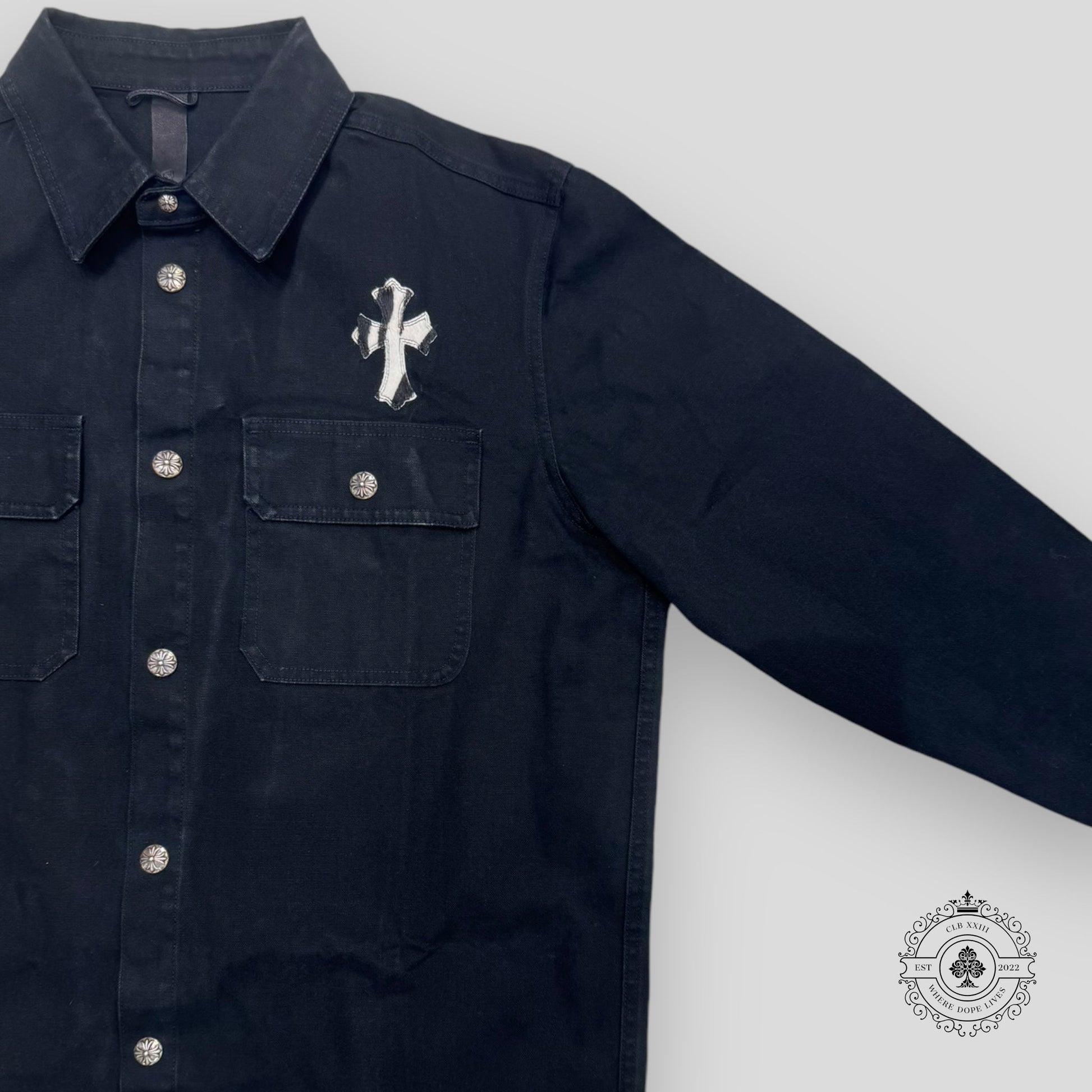 Chrome Hearts Zebra Cross Workdog Jacket - Lucid Soles