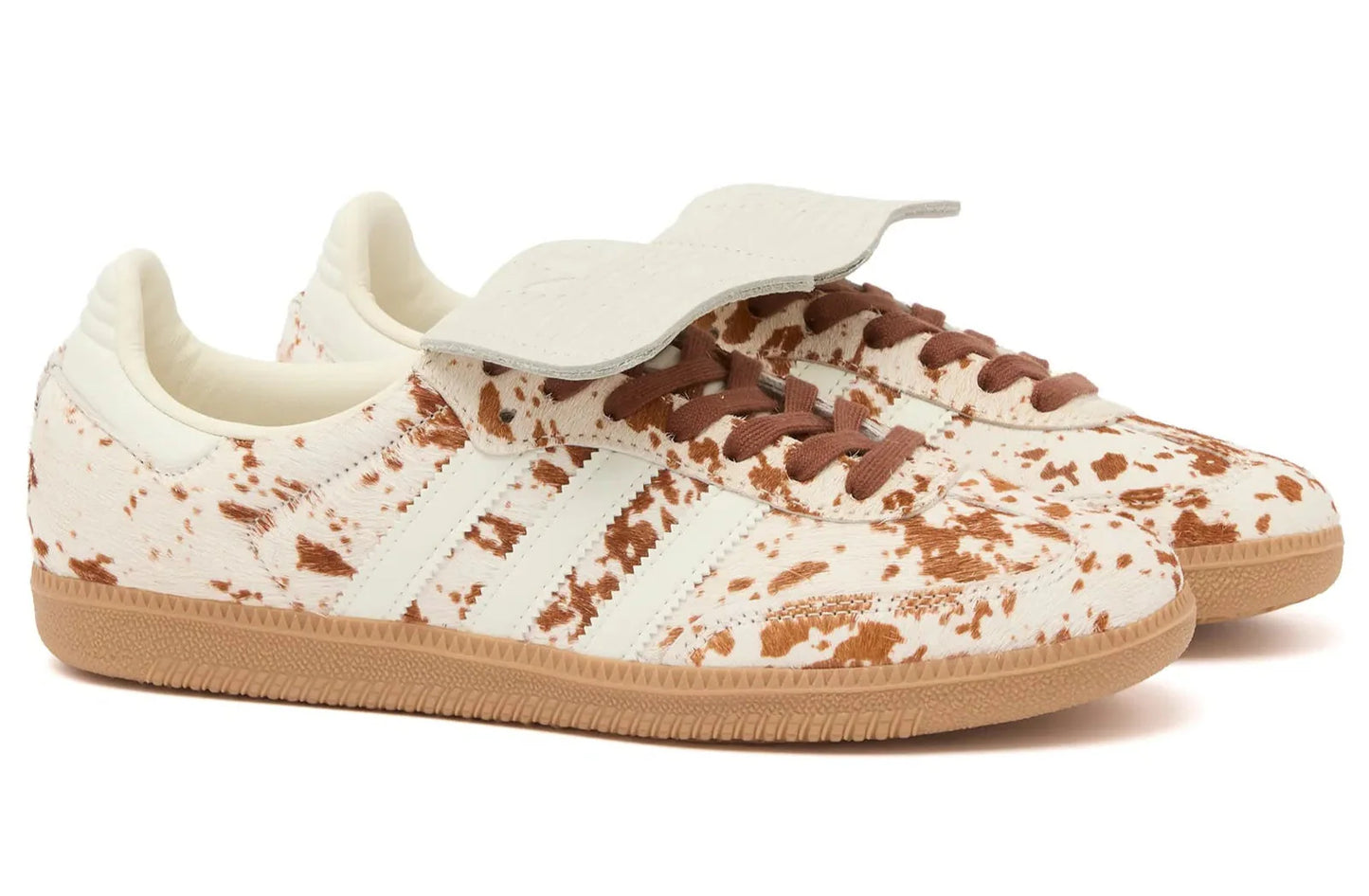 Adidas Samba LT (Cow Print Brown White)