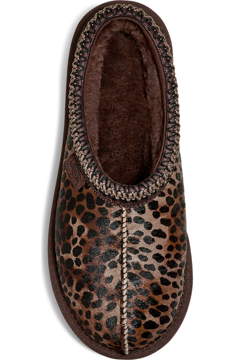 UGG Tasman Slipper Caspian Leopard Print Burnt Cedar (Women's) - Lucid Soles