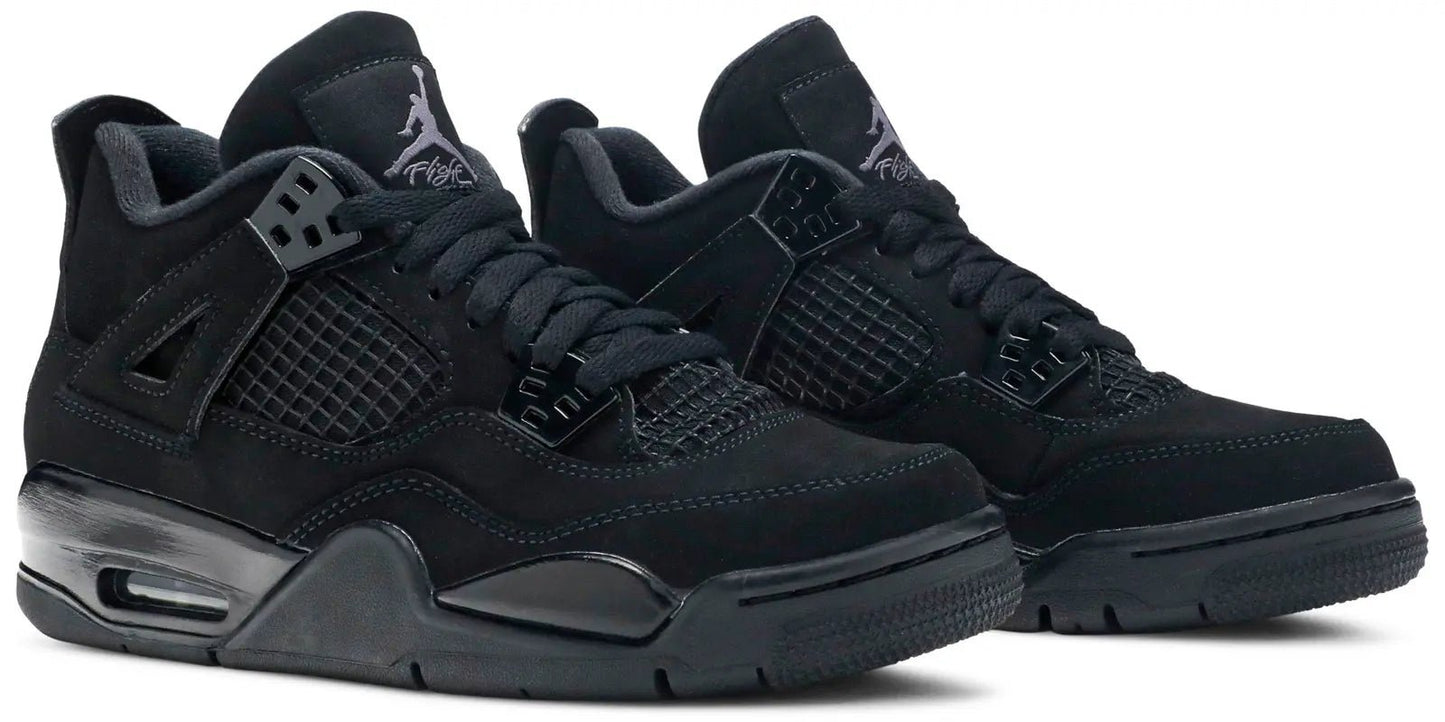 AIR JORDAN 4 RETRO "BLACK CAT (2025)" (YOUTH) - Lucid Soles