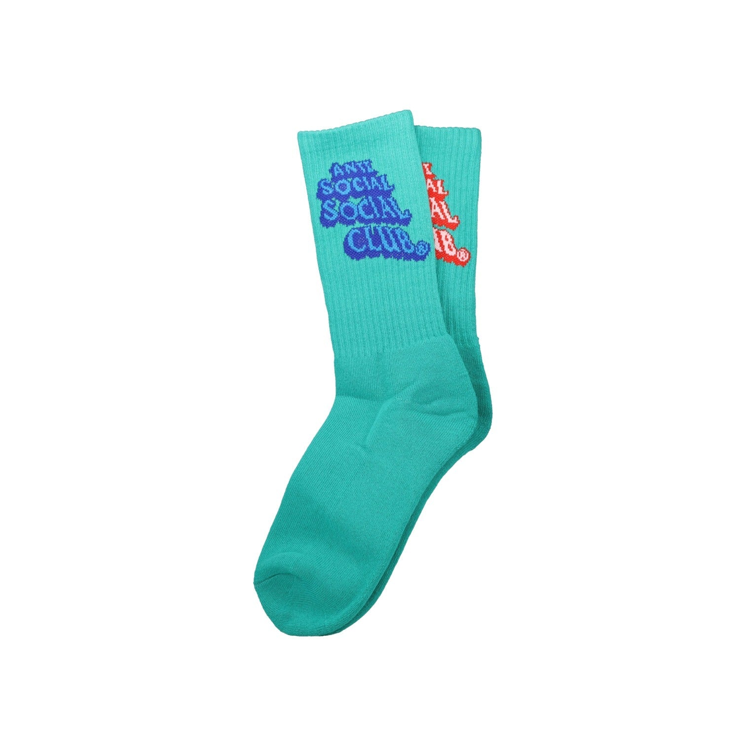 Anti Social Social Club 3D Teal Socks - Lucid Soles