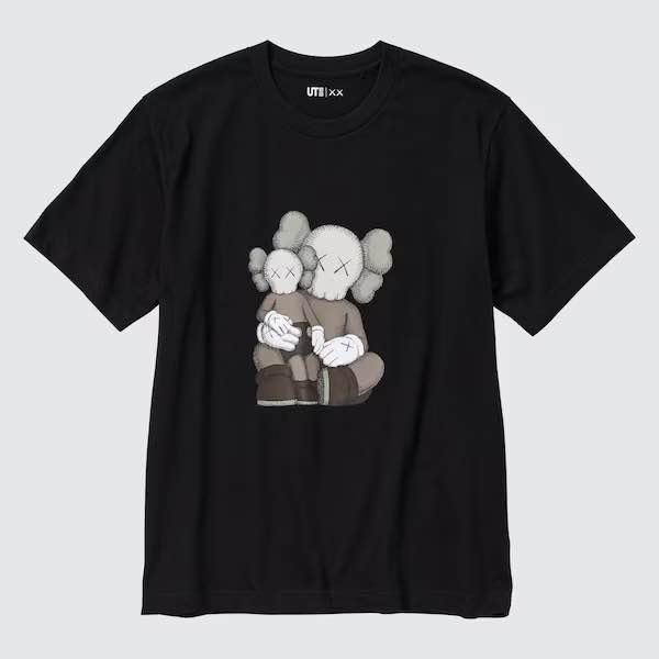 Black Kaws UT (Short Sleeve Graphic T-Shirt) - Lucid Soles