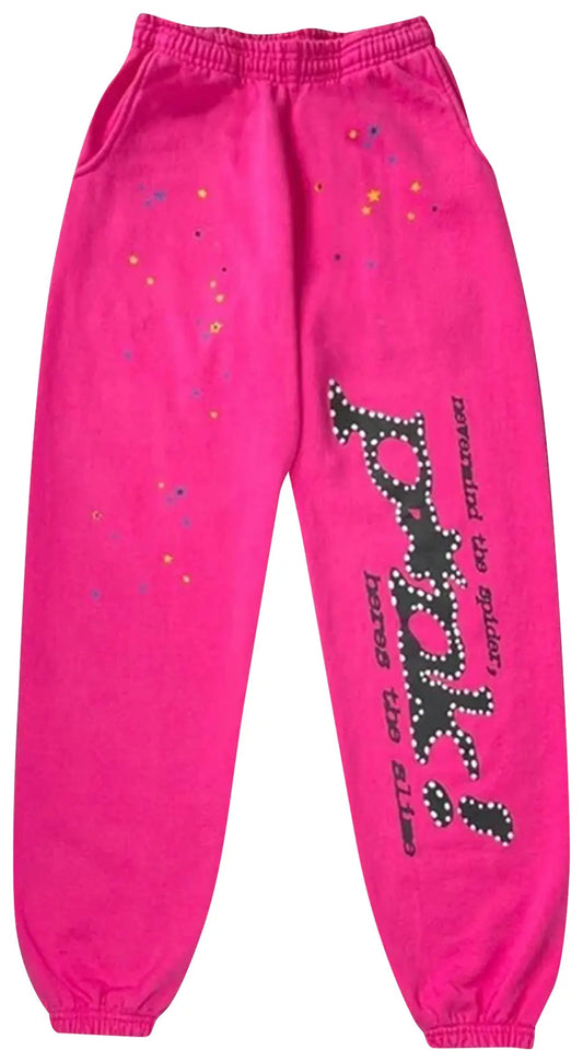 Sp5der P*NK Sweatpants (Pink)