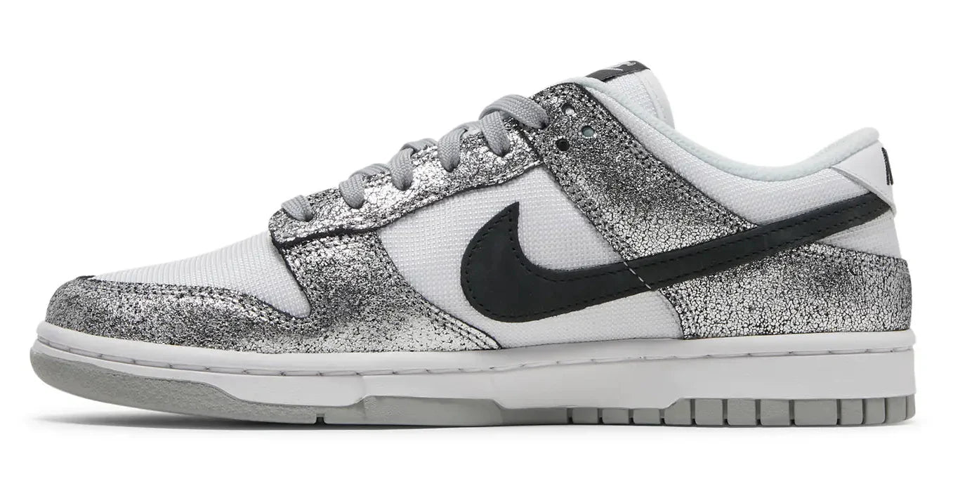 NIKE DUNK LOW "GOLDEN GALS METALLIC SILVER" (WOMEN) - Lucid Soles