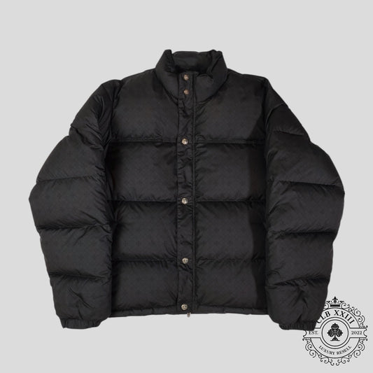 CHROME HEARTS PLUS PATTERN PUFFER (BLACK) - Lucid Soles