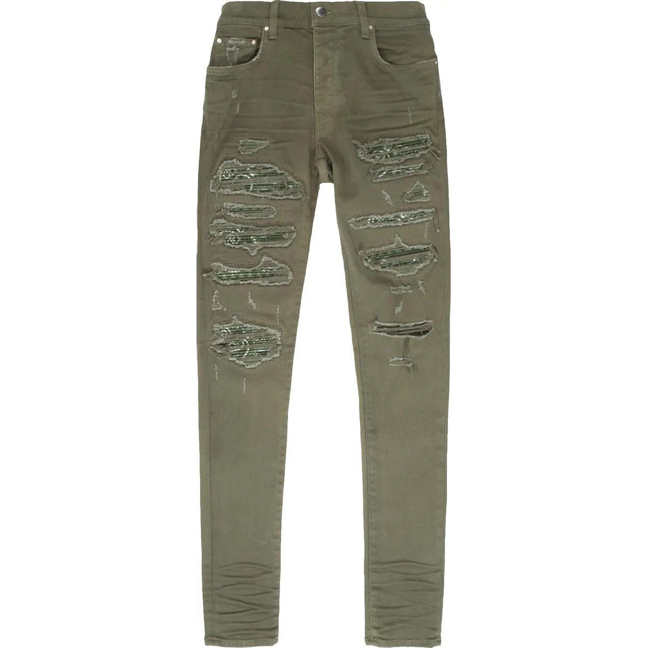 Amiri Bandana Thrasher 'Olive Green' - Lucid Soles