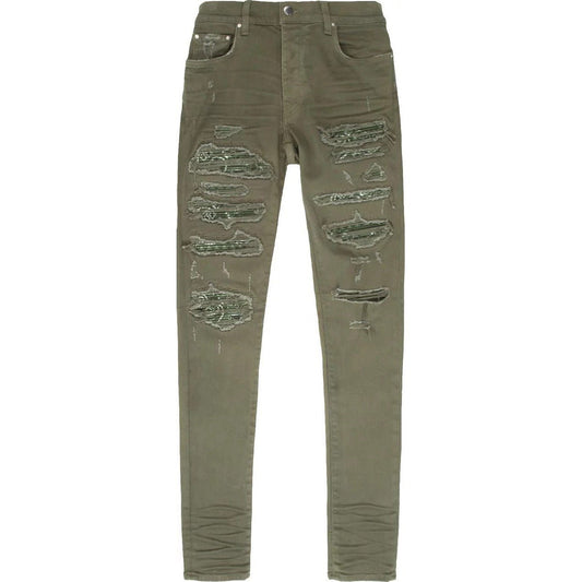 Amiri Bandana Thrasher 'Olive Green' - Lucid Soles