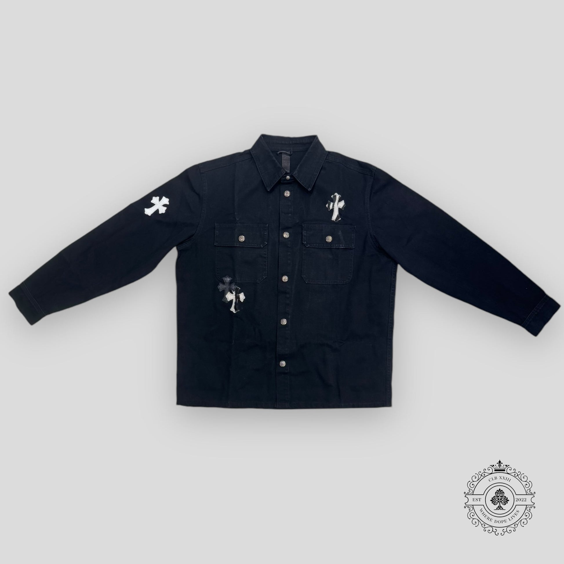 Chrome Hearts Zebra Cross Workdog Jacket - Lucid Soles