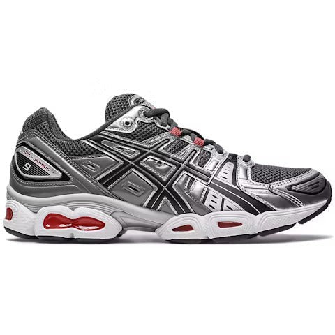 ASICS Gel - Nimbus 9 Graphite Grey Red - Lucid Soles