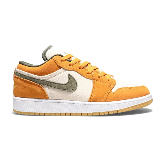 Jordan 1 Low "Light Curry" GS - Lucid Soles