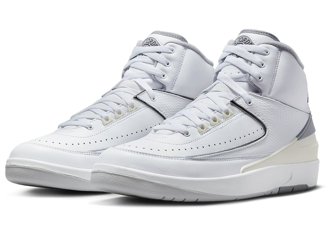 Air Jordan Retro 2 Cement Grey - Lucid Soles