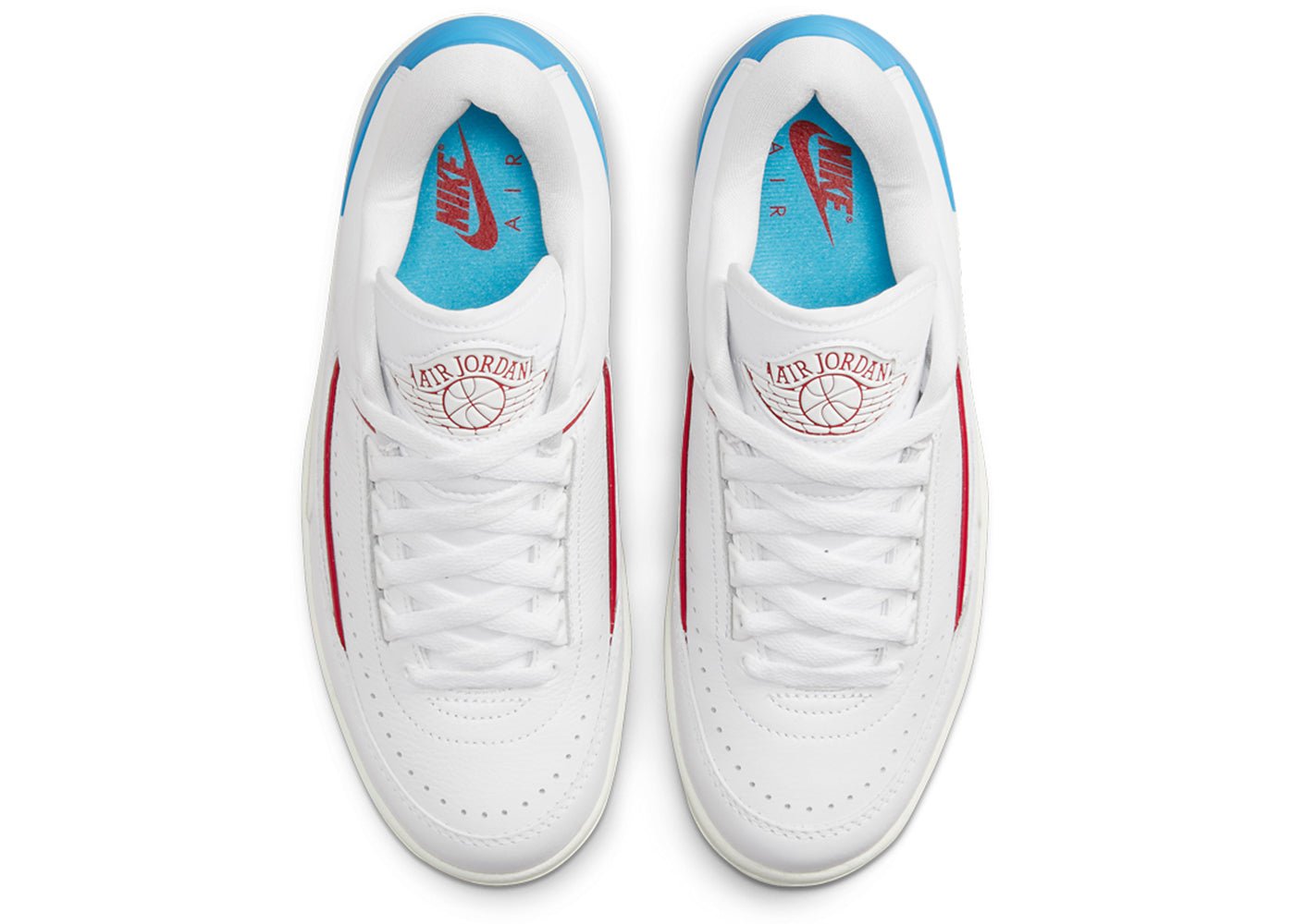 Air Jordan Retro 2 Low UNC To Chicago (W) - Lucid Soles
