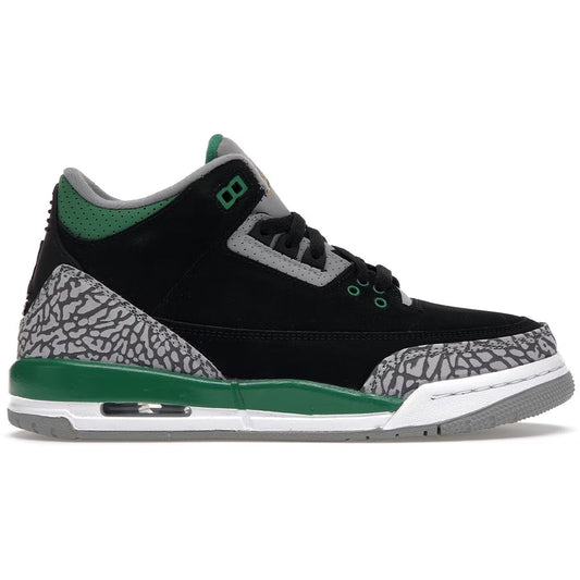 Air Jordan Retro 3 Retro Pine Green (GS) - Lucid Soles