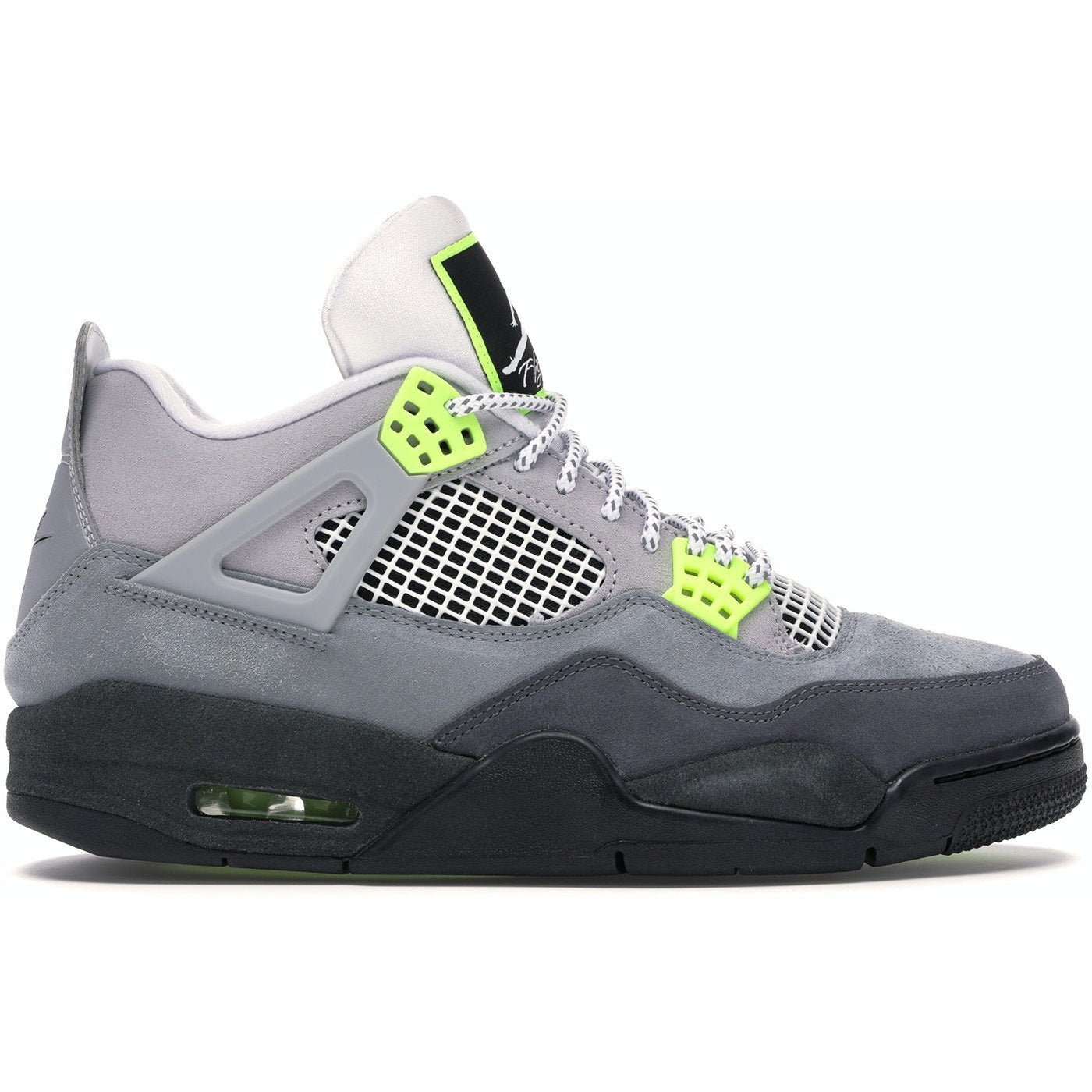 Air Jordan Retro 4 SE 95 "Neon Green" GS - Lucid Soles