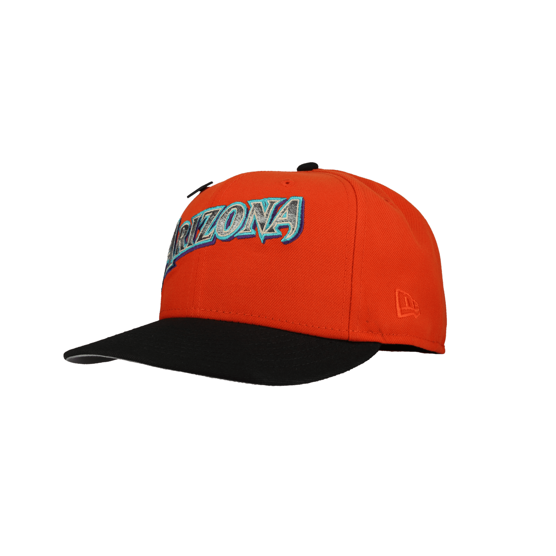 Arizona Diamondbacks 25th Anniversary Orange Gradient Metallic 59Fifty Fitted Hat - Lucid Soles