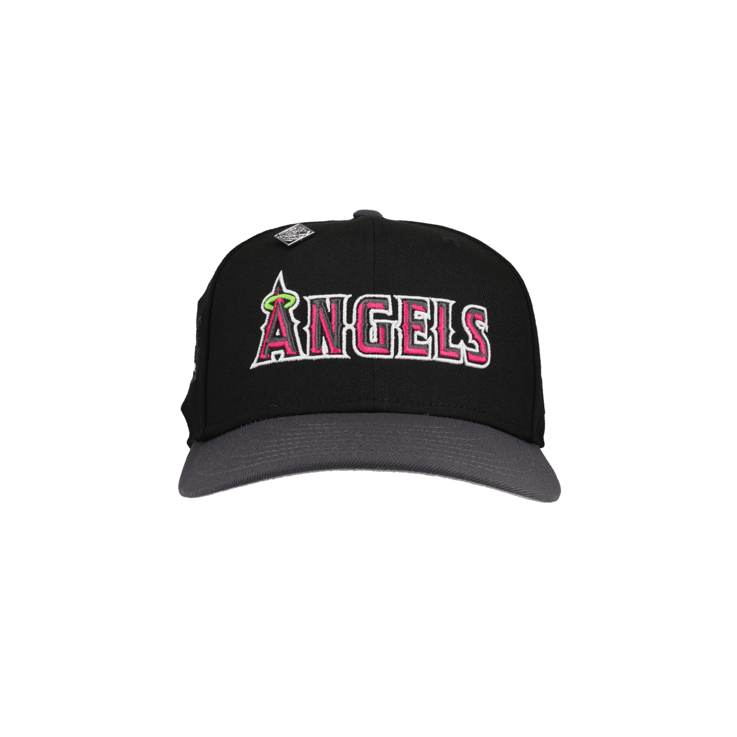 Anaheim Angels 1989 All Star Game Script Graphite/Black 59Fifty Fitted Hat - Lucid Soles