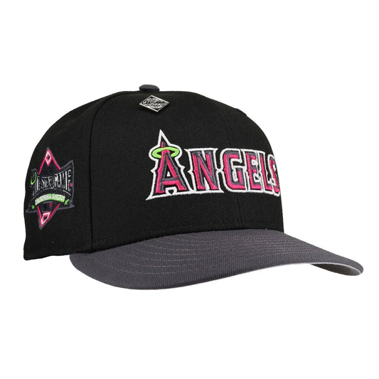 Anaheim Angels 1989 All Star Game Script Graphite/Black 59Fifty Fitted Hat - Lucid Soles