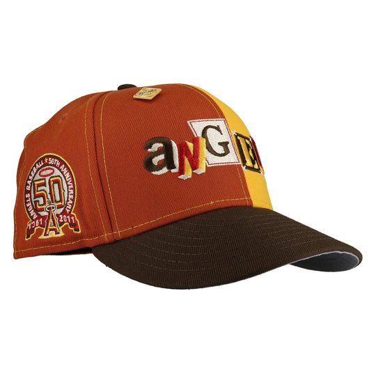 Anaheim Angels 50th Season "Fall Split" 59Fifty Fitted Hat - Lucid Soles