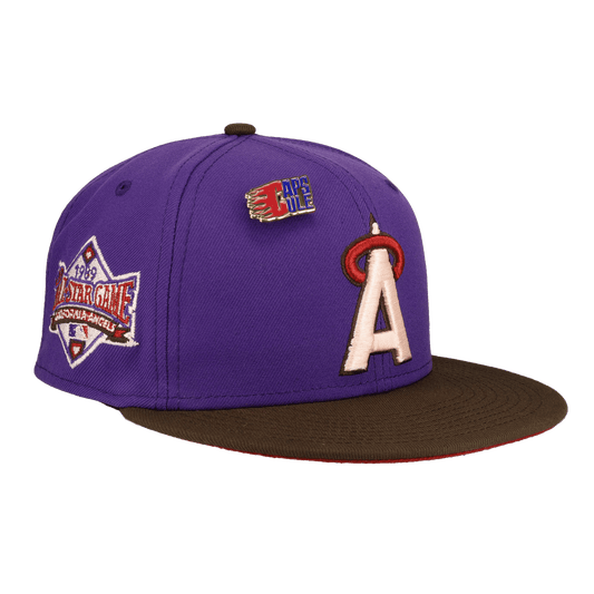 California Angels Nitro Purple 1989 All Star Game Fitted Hat - Lucid Soles