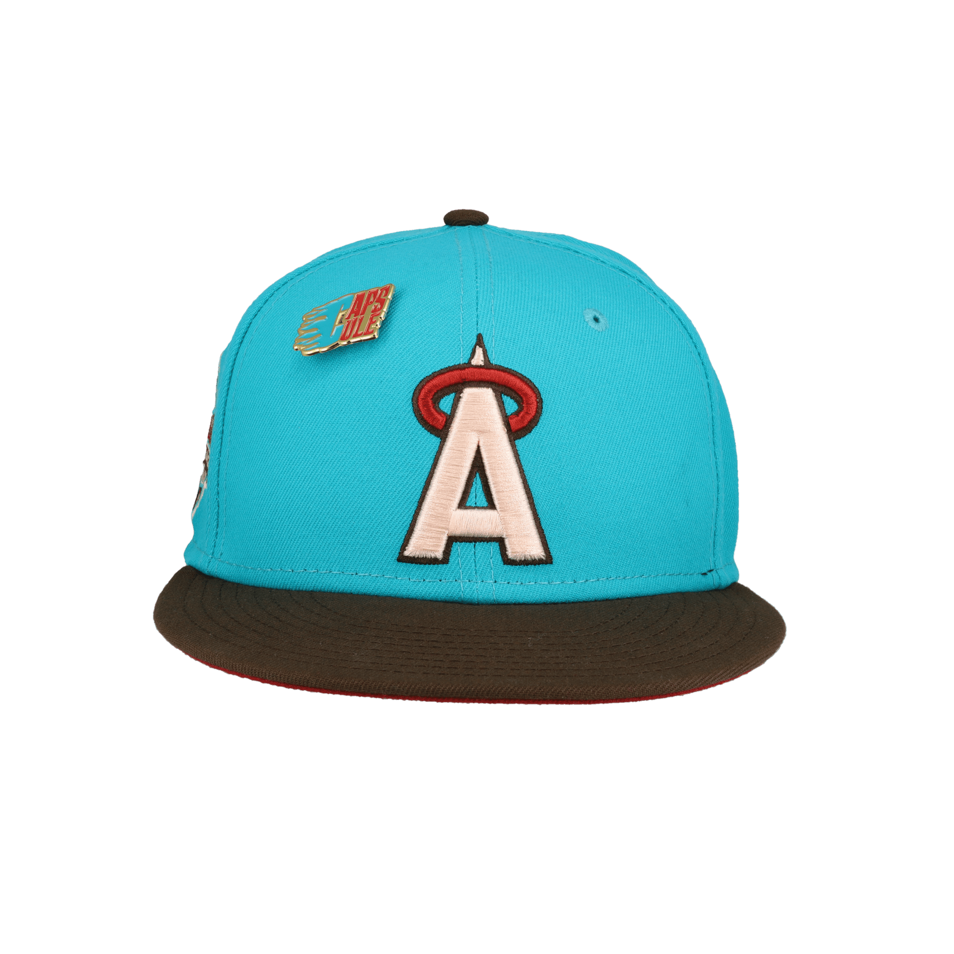 California Angels Nitro Teal 1989 All Star Game Fitted Hat - Lucid Soles